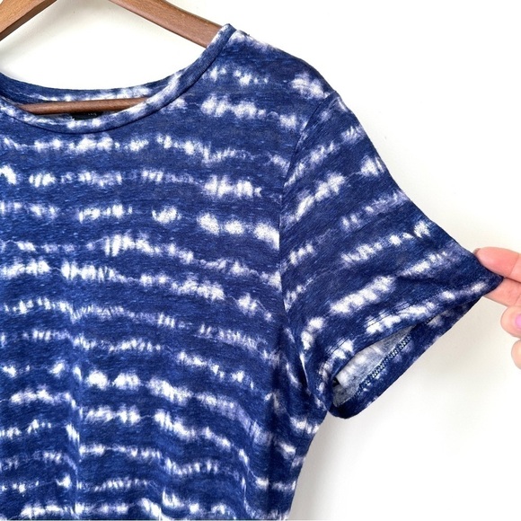 Ann Taylor t-shirt with crew neck & short sleeves, in ๐ฏ linen - Picture 4 of 9